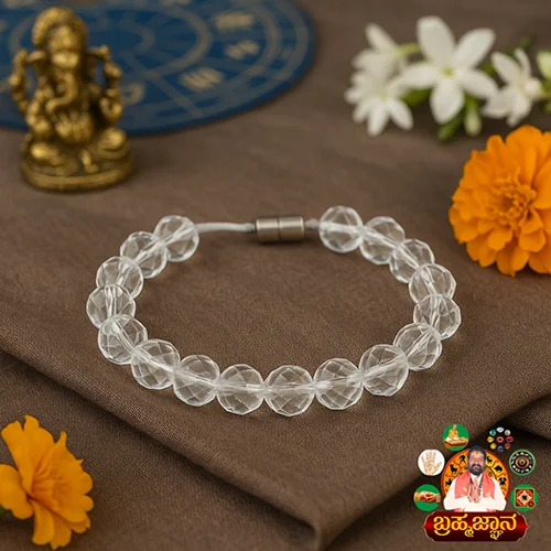 natural crystal bracelet for healing positive energy and meditation – Brahmajnana