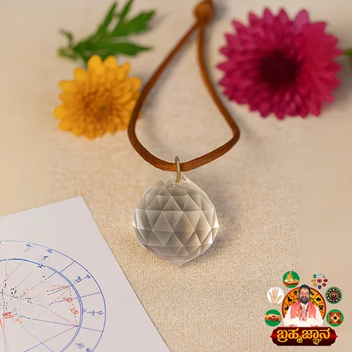 Crystal Stone Mala by Brahmajnana for healing and positive energy