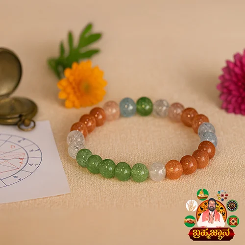 natural crystal stone bracelet for healing energy meditation and positivity – Brahmajnana